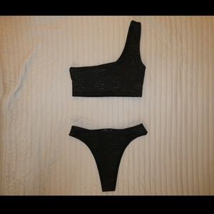 Black Nastygal bikini- size 8